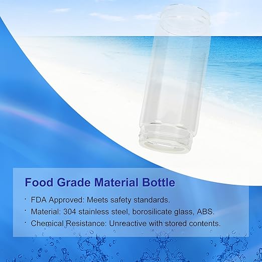 Hydrogen Water Bottle Generator, Glass Portable Hydrogen Water Bottle with SPE PEM Technology Hydrohealth, Ion Bottles Hydrogen Water Ionizer for Office, Home, Travel, Daily Drinking