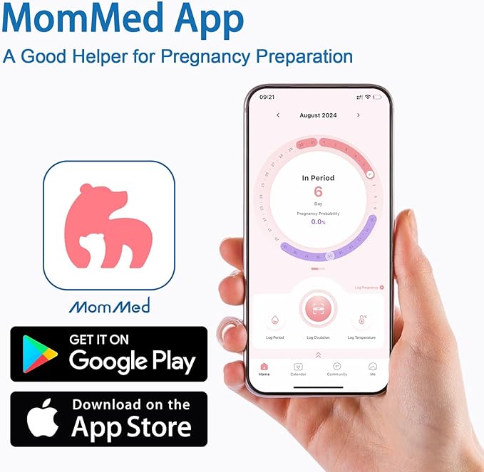 MOMMED Pregnancy Test Sticks - HCG Midstream Tests, HCG Test Strips Detection Over 99% Accuracy, Home Pregnancy Test Strips in 6 Individually Packed,Accurate & Rapid Detection