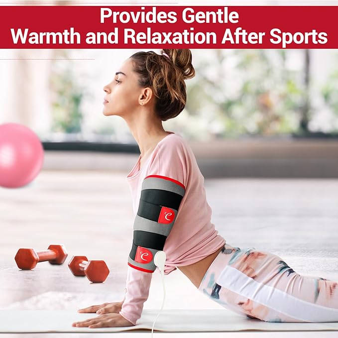 Comfytemp Leg Heating Pad, FSA Eligible Items Only List Wearable Heat Pad for Leg and Calf, HSA Electric Heat Wrap for Thigh/Knee/Arm/Hamstring Soothing Warmth, Birthday Gifts for Mom/Women/Wife/Her
