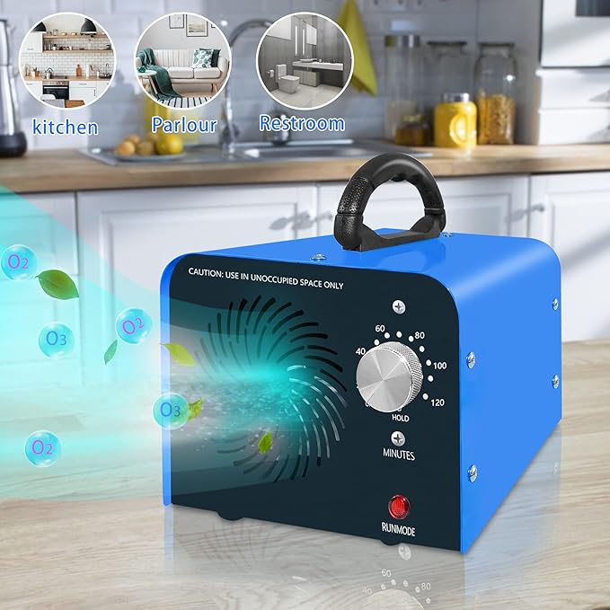 Maleb Ozone Generator 320,000mg/h - Ozone Machine Odor Removal Odor Eliminator Ionizer Deodorizer Ozonator Ozone Generator Air Purifier for Home/Car/Smoke/Pet Odor