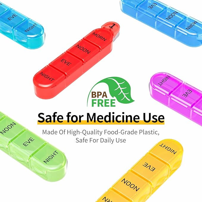 Daviky Monthly Pill Organizer 4 Times a Day, 30 Day Pill Organizer with Daily Pill Box Organizer, One Month Medicine Pill Case, 31 Day Pill Container Pill Holder to Hold Supplement and Medication