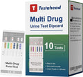 Drug Test Kit 10 Pack, Home Drug Tests, 6 Panel Drug Test Urine, Tests for Marijuana (THC),COC,OPI 2000,AMP,BZO,MET