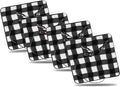 ZONETECH Vlack and White Warming Pad Cozy Warmth in Cold Weather, Perfectly Sized for Comfort and Portability for Pets