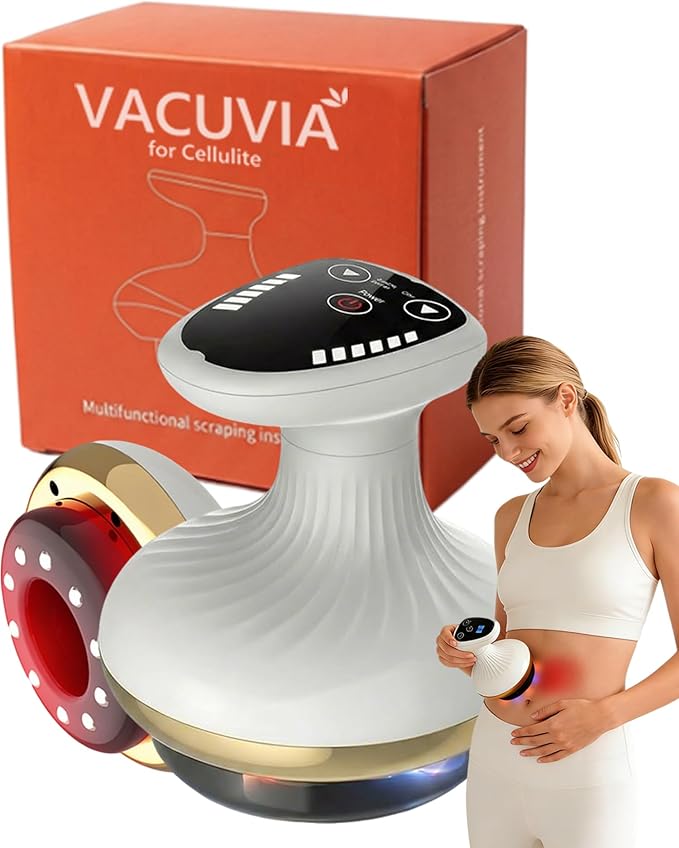 Cellulite Remover, Firmer, More Toned Skin, Deep Massage, Natural Skin Firmness, Deep Massage, Rechargeable Helps Reduce Stretch Marks & Cellulite for Legs, Arms & Belly (Standard)
