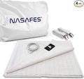 Earthing Half Sheet, Grounding Sheets for Earthing, Earthing Mat, Grounding Kit | Including Grounding Cord & 2 Suspenders | Earthing Sheet, Grounding Mat Earthing