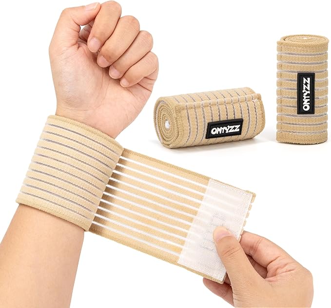 ONTYZZ Adjustable Calf Compression Bandage Support Knee Wraps Elastic Sports Knee Bands for Ankle Elbow Wrist Replacement