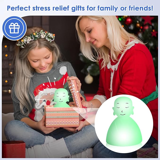 YeeBeny Breathing Lamp Guided Visual Meditation Tool for Mindfulness,Anxiety Relief&Calm Your Mind for Stress&Visual Relaxation and Restful Sleep,2 Breathing Modes, 4-7-8s and 4-4-4-4s