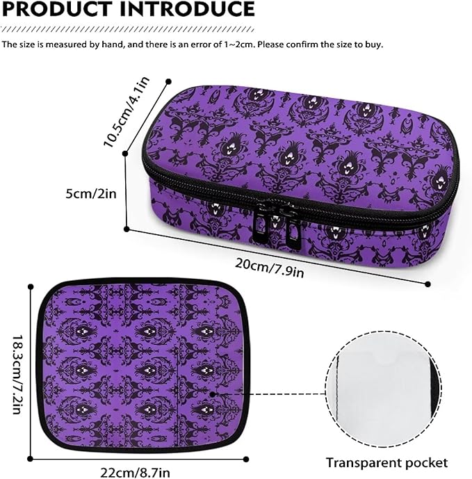 Haunted Mansion Halloween Insulin Cooler Travel Case for Diabetic, Insulin Cooling Case Travel Portable Insulin Pen Carrying Case Cooler Bag Organizer for Diabetic Supplies