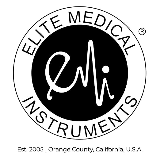 EMI Aneroid Sphygmomanometer Manual Blood Pressure Cuff - Plus Carrying Case (Large Adult - Royal)