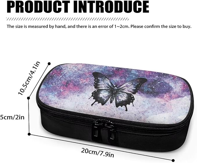 Galaxy Butterfly Insulin Cooler Travel Case with Side Handle Diabetic Insulated Organizer Portable Cooling Bag for Insulin Pen and Medication Diabetic Supplies