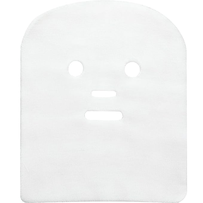 Maitys 150 Pieces Pre-cut Gauze Facial Cotton Beauty Face Pads Gauze Skin Care High Frequency for Facial Spa(10 x 12 Inch,Rectangle Face Style)