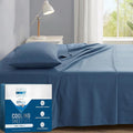 Degrees of Comfort Coolmax® Cooling Bed Sheets Twin Size for Hot Sleepers, Moisture Wicking Sheet Set for Night Sweats, Deep Pocket, Ultra Soft, Cozy for All Seasons, Teal 3 Pieces