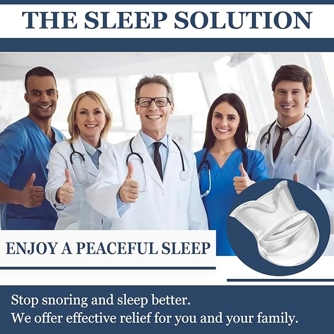 Snoring Solution - Anti-Snore Device, Reusable Snore Solution Stopper for Men/Women - MF23