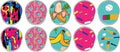 Glucomart Adhesive Transmitter Stickers for Dexcom G7 (10 Count) – Maximum Strength CGM Stickers, Waterproof & Durable (Baseball) (G7 Stickers)