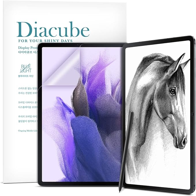 [1+1 Pack] For Samsung Galaxy Tab S11 11 inch, Paperfeel Screen Protector 1pc + Anti Glare Protector 1pc, Matte Anti Glare Anti Fingerprint Film with Blue Light Cut Filter, Compatible with S Pen