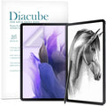 [1+1 Pack] For Galaxy Tab S9 FE Plus/S7 FE 12.4, Paperfeel Screen Protector 1pc + Anti Glare Protector 1pc, Matte Anti Glare Anti Fingerprint Film with Blue Light Cut Filter, Compatible with S Pen