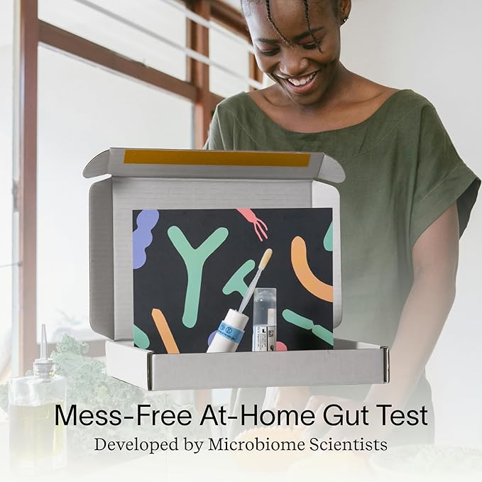 Tiny Health Gut Health Test Kit for Adults, Fast & Mess-Free, Home Test for Women and Men with Easy Ship-in Kit, 3-4 Weeks Results, Understand Biomarkers with Expert Insights