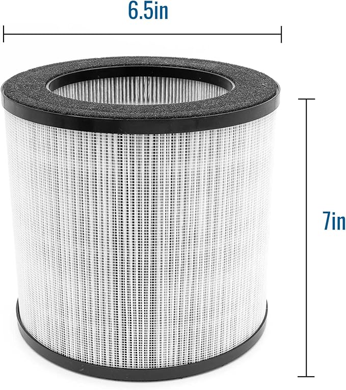 Habitat 150A(e) True HEPA Filtration Air Filter System, Realtime Air Quality Sensor, Covers up to 150ft², Removes 99.97% of Airborne Particles and Viruses, Relacement Filter, HEPA 13 (Pack of 1)