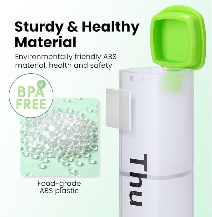 Monthly Pill Organizer 2 Times a Day - 28 Day Pill Box AM PM, Clear One Month Pill Case for Vitamins, Supplements, Medications - Daily Medicine Organizer for Home & Travel