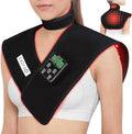 TUOB Red Light Therapy Device for Shoulder and Neck with 6000mAh Battery, Cordless 850nm Near Infrared Light Therapy Wrap for Shoulder Back Benefit for Joint Pain Relief Muscle Relax