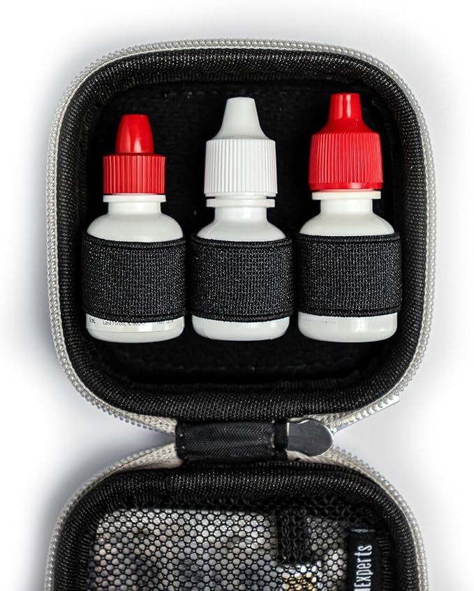 Navan Multi-Functional Eye Drops, Medicine & Travel Accessories Organizer - Hardshell EVA Compact Carry Case - Loops & Mesh Pocket for Daily Pills, Charging Cables & Batteries by Clinical Experts