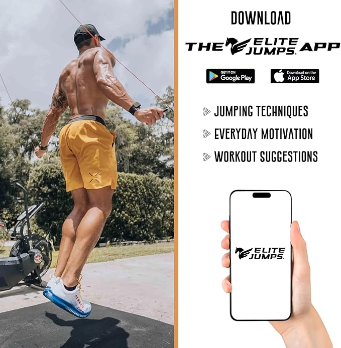 Fit Plus Pro Freestyle PVC Jump Rope for Tricks - Long Handles with Non-Slip Grip Tape - Adult Jump Ropes for Fitness
