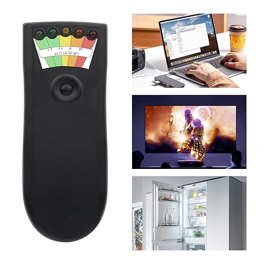 5 LED Ghost Hunting Equipment, EMF Detector for Home/Office Inspections Magnetic Field Detector (1 Pack)