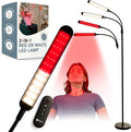 LifePro Red Light Therapy Lamp & Reading Lamp - 850nm & 660nm Near Infrared and Red Light Therapy for Body -108/216 LED - Lumaglow Multi-Mode Single/Dual Head Design- Wellness and Focused Reading