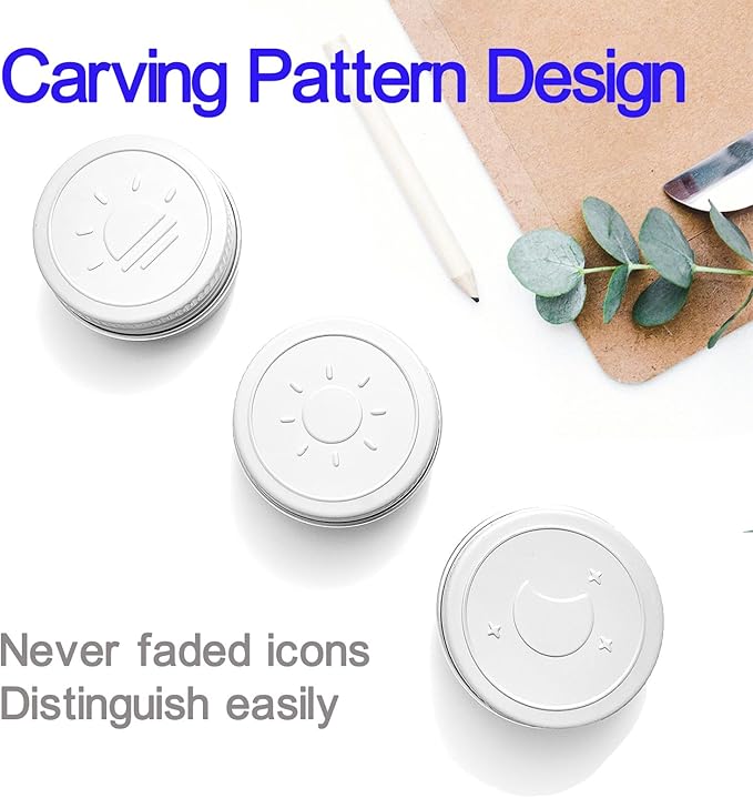 Extra Small Single Pill Box for Purse (3 Pack), Aluminum Screw Top Pill Container, 3 Times a Day Portable Waterproof Single Pill Case for Vitamins, Fish Oils, Supplements (White)