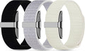 3-Pack Nylon Loop Sport Replacement Bands Compatible with Hume Health Band, Soft Breathable Adjustable Wrist Band for Hume Band Replacement Strap Wristband for Fitness Tracker Women Men