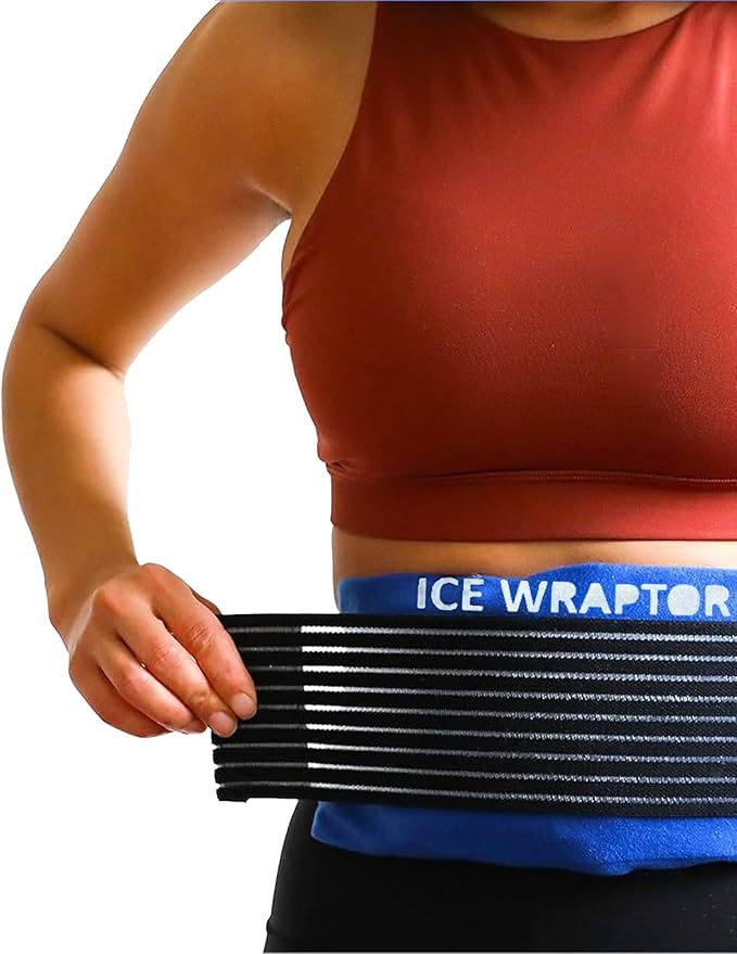 Reusable Adjustable Ice or Heat Wrap for Workout Joint Pain & Muscle Soreness. Adjustable Compression Fit for Athletes Big and Small. ICE WRAPTOR Cold/Warm Wrap for Knee, Shoulder, Elbow, Ankle, Back