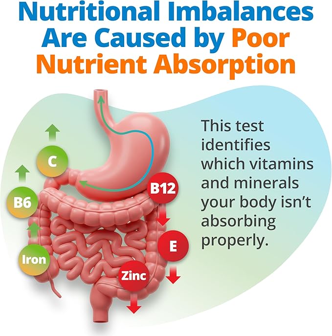 5Strands Nutrition Test, 112 Vitamins, Minerals, Amino Acids Tested, Identify Nutrient Absorption Issues, Holistic at Home Imbalance Testing, Results in 4 Days