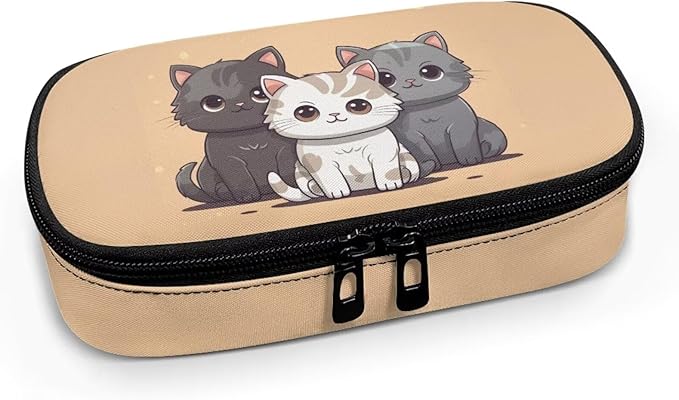 Cat Family Insulin Cooler Travel Case Diabetic Medication Organizer Medical Cooler Bag Waterproof and Insulation Liner
