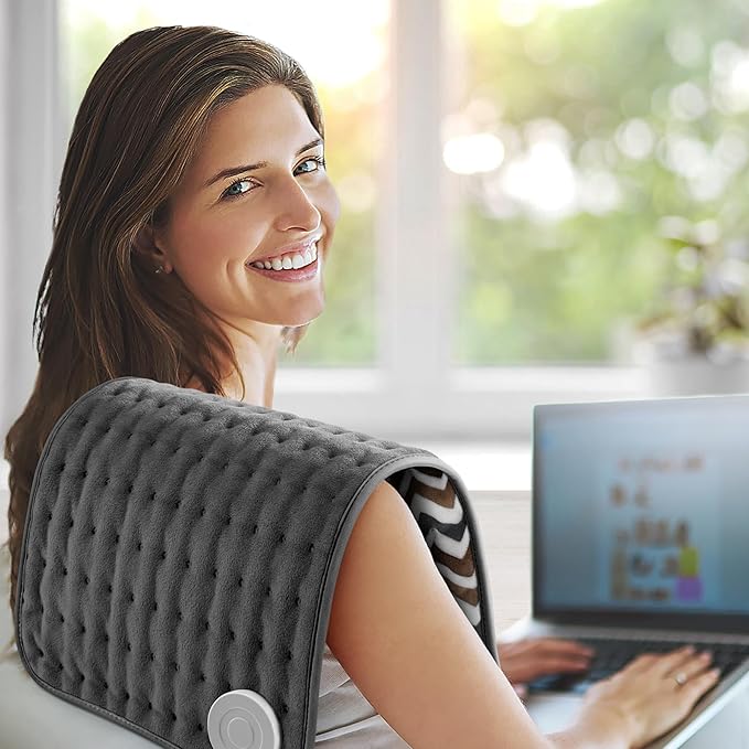 Heating Pad Christmas Gifts for Women, Mom, Men, Dad, Heat Pads for Back Pain Relief, Cramps, Neck, Shoulder,Waist,Abdomen, Gifts for Valentines Day, Mothers Day, Fathers Day, Machine Washable