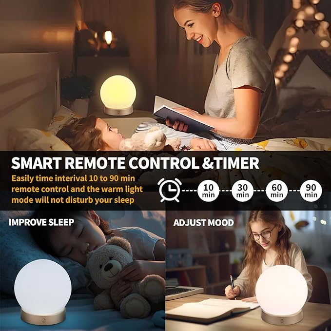 NDAN Light Therapy Lamp, Sunlight Lamp 10000 Lux with Remote Control, 3 Color Temperature & 4 Brightness Level & Timer, Daylight Lamp for Home, Office, Decoration
