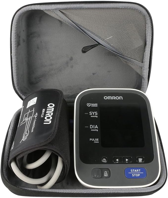 co2CREA Hard Case for OMRON 10 Series Upper Arm Blood Pressure Monitor Cuff BP785N / BP786 / BP786N, Portable Travel Case Replacement