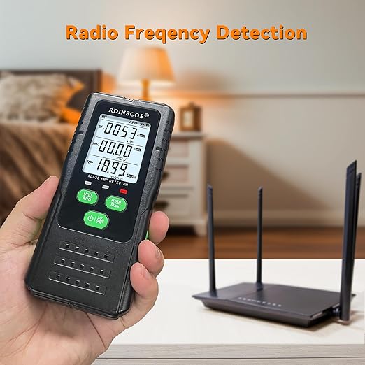 EMF Detector, Detect All 3 Types of Electromagnetic Radiation Field in 1 EMF Meter for Cell Towers, and Smart Meters, EMF Reader for Home, Office (RD630)