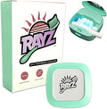 Rayz UV-C Toothbrush Sanitizer | Portable & Rechargeable | 99.9% Sanitization in 3 Minutes | Wall Mountable, Travel-Friendly & TSA-Approved (Mint)