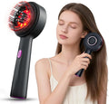 3-in-1 Rechargeable Scalp Massager Hair Growth Oil Applicator, Gentle Scratching & Kneading, IPX7 Waterproof, Electric Head Massage Tool for Home Spa, Portable Scalp Brush for All Hair Types