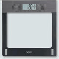 Taylor Talking Bathroom Scale for Seniors, 440 lb Capacity Glass Digital Body Weight Scale with Loud Voice Readout, Gray