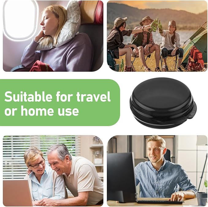 3PCS Small Pill Box, Travel Round Pill Case, Portable Medicine Pill Container Holder, Daily Mini Pill Organizer for Purse Pocket to Hold Vitamin Medication Fish Oil Supplement