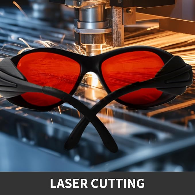 IPL & Laser Safety Glasses 190-550nm - Professional Protective Goggles for Laser Hair Removal, Tattoo & Eyebrow Removal, Eye Protection for Cosmetology Operators