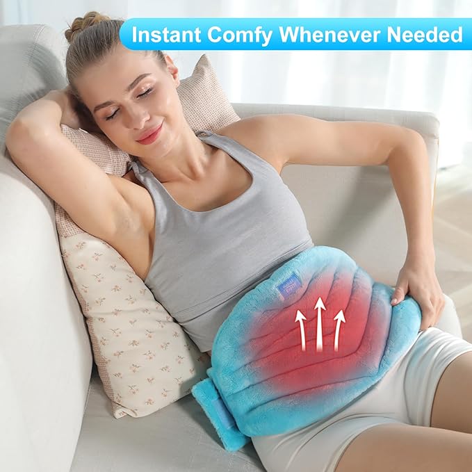 Relief Expert Microwavable Heating Pad for Back, Heating Pad Microwavable with Moist Heat for Back, Neck and Shoulder, Stomach, Unscented