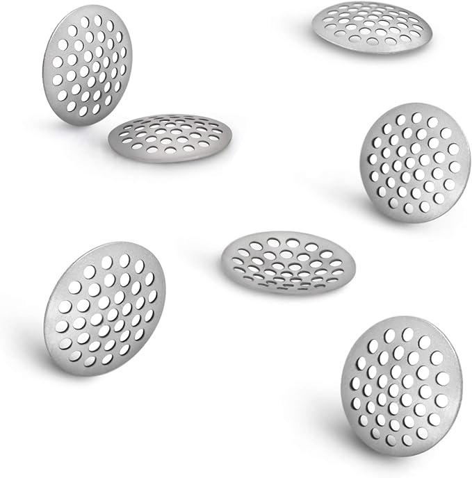 5/8 Inch (.625") Titanium Rigid Concave Filters - Utility Screens (5 Pack)