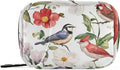 Travel Pill Case Leafs Flower Garden Floral Weekly Small Pill Box 7 Day Pill Box Pill Organizer Bag