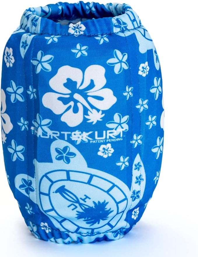 HurtSkurt® Premium Ice Therapy Sleeve – Turtle Bay Small – Stretch-Fit Wearable Cold Compression Wrap for Knee, Leg, Elbow & Ankle Recovery