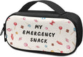Rnyleeg Cute Diabetic Bag for Kids Snack Pattern Insulin Bags for Women Diabetic Care for Home School Portable Insulin Travel Case with Handle