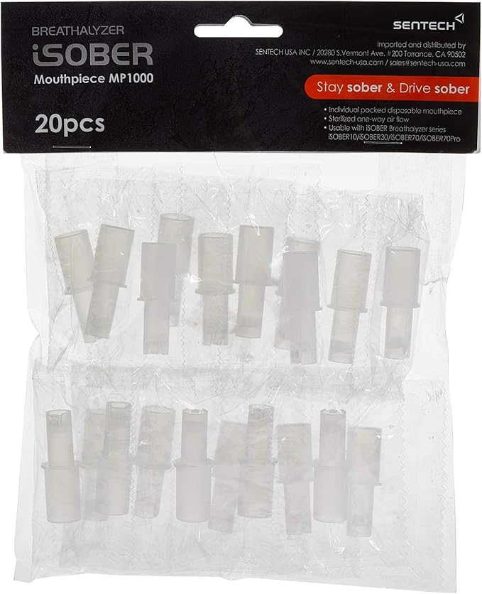 Breathalyzer Mouthpiece MP1000 (20pcs / Pack)