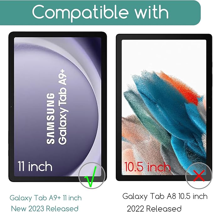 KEANBOLL 2-Pack Anti Blue Light Screen Protector for Samsung Galaxy Tab A9+ / A9 Plus 11-Inch & Samsung Galaxy Tab A11 Plus 11-Inch,Eye Protection Blocking Blue Light Anti Glare Anti Fingerprint Film