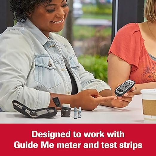 Accu-Chek Guide Diabetes Control Solution for Diabetic Blood Glucose Monitoring (Level 1 & 2 for Guide and Guide Me Test Meters)